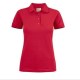 polo strech dames rood